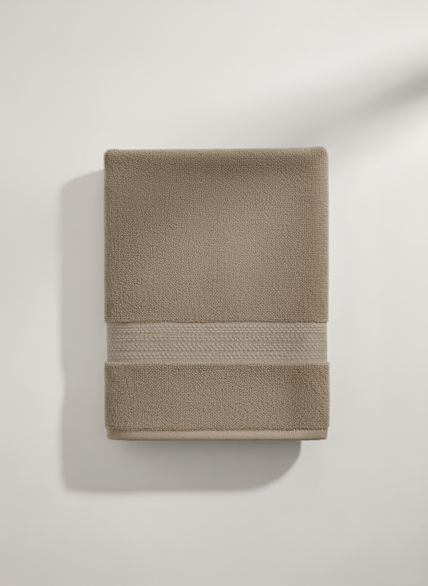 Asciugamani Telo Doccia 100X150 Beige Aquilatex