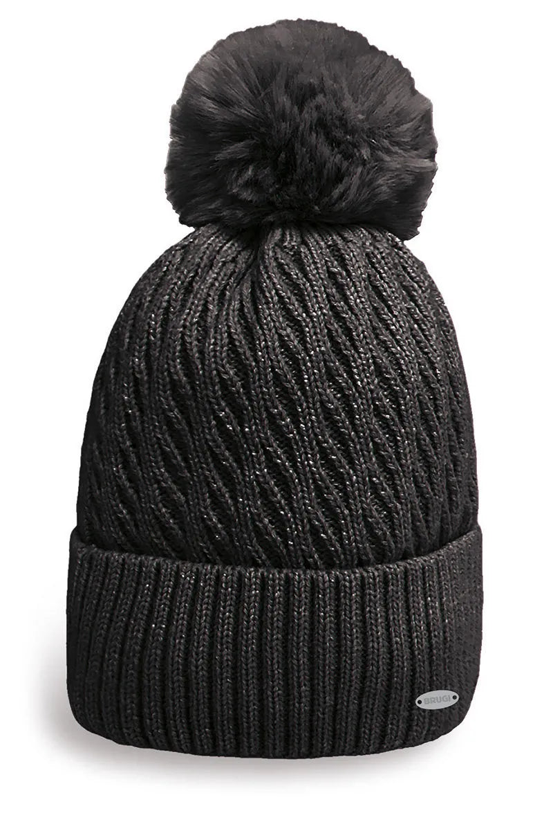 Berretto da Donna con Pom Pon Brugi ZH2H