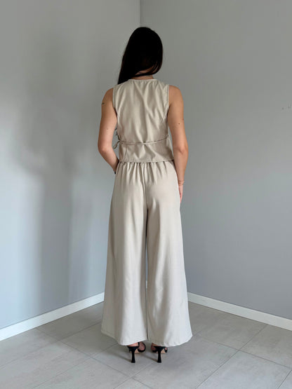 Set Coordinato Elegante Beige