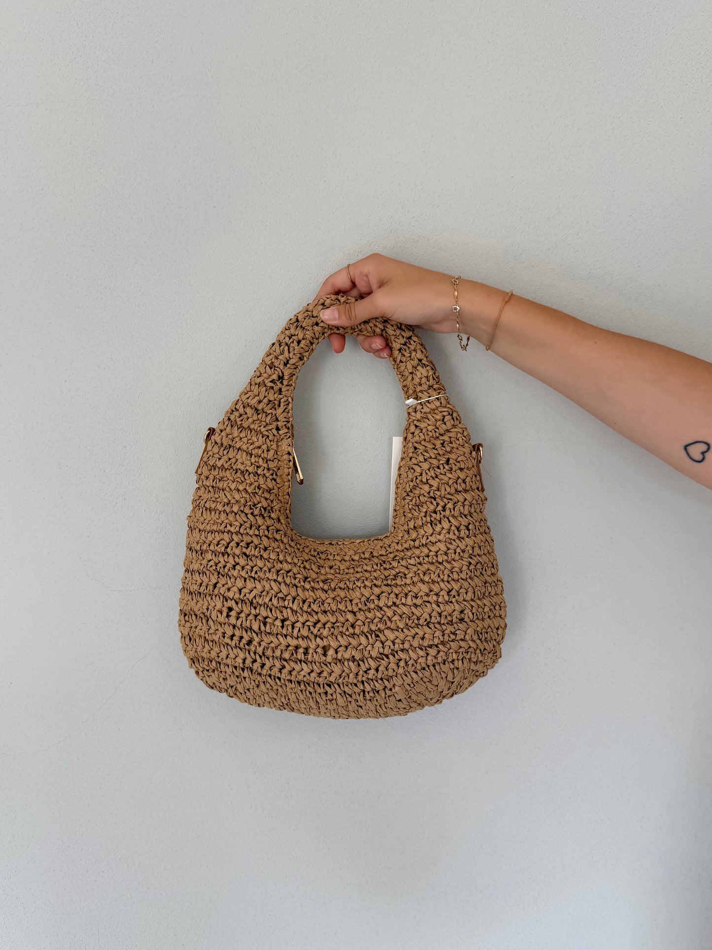 Borsa in Rafia con Tracolla