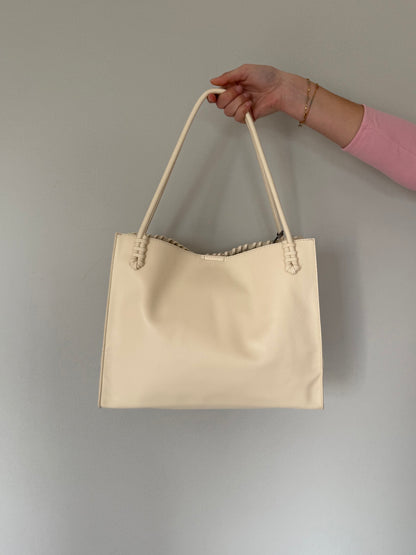 Borsa da Ufficio con Motivo Intrecciato