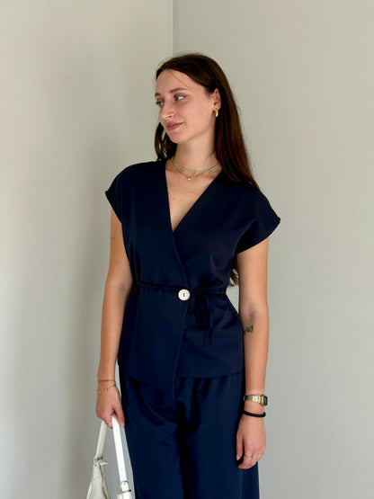 Set Coordinato Elegante Blu