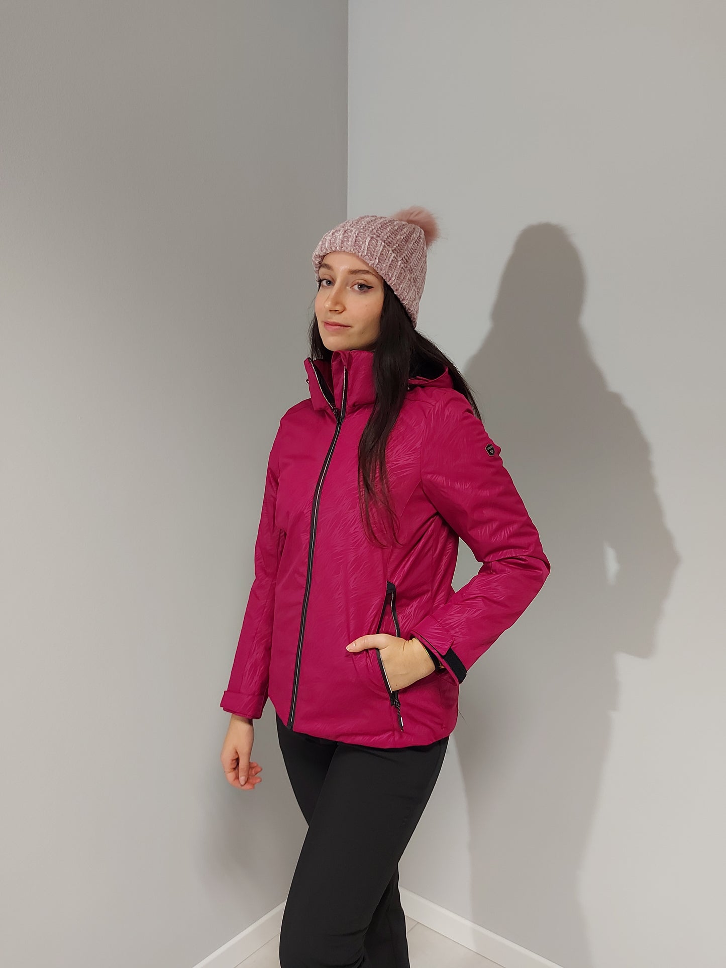 Giubbotto da Neve Impermeabile Brugi Magenta AG22