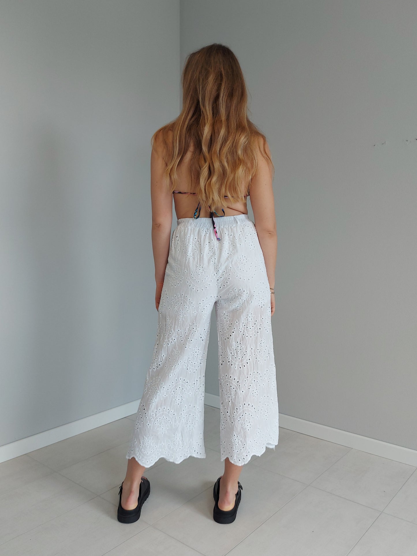 Pantaloni in Sangallo Bianchi