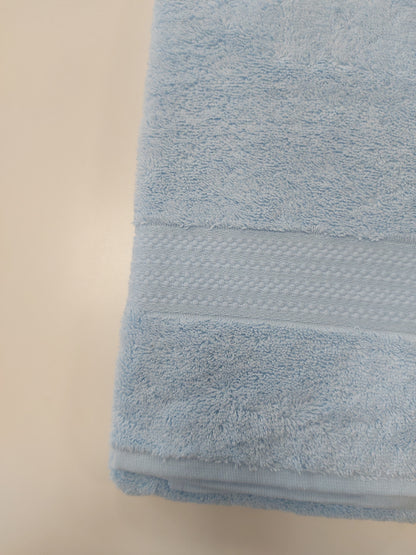 Asciugamani Viso 60X110 Azzurro Aquilatex