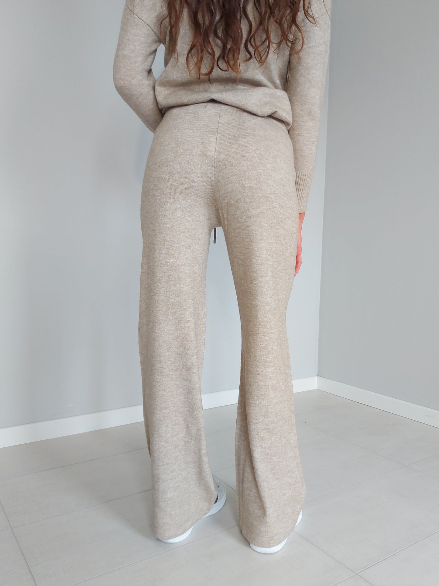 Pantaloni in Maglia Beige Brugi CT5K