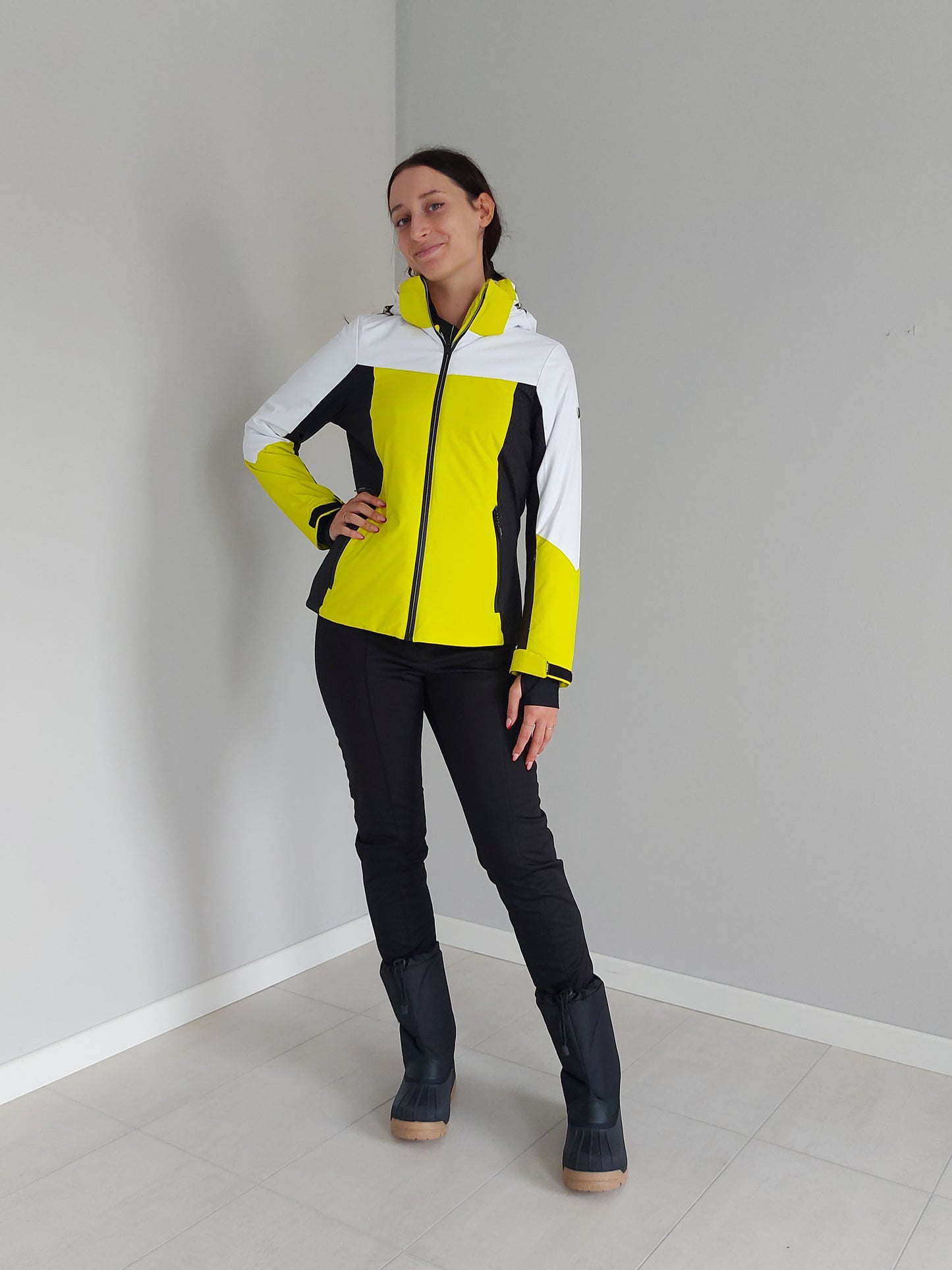 Giubbotto da Neve Giallo Brugi AE2F