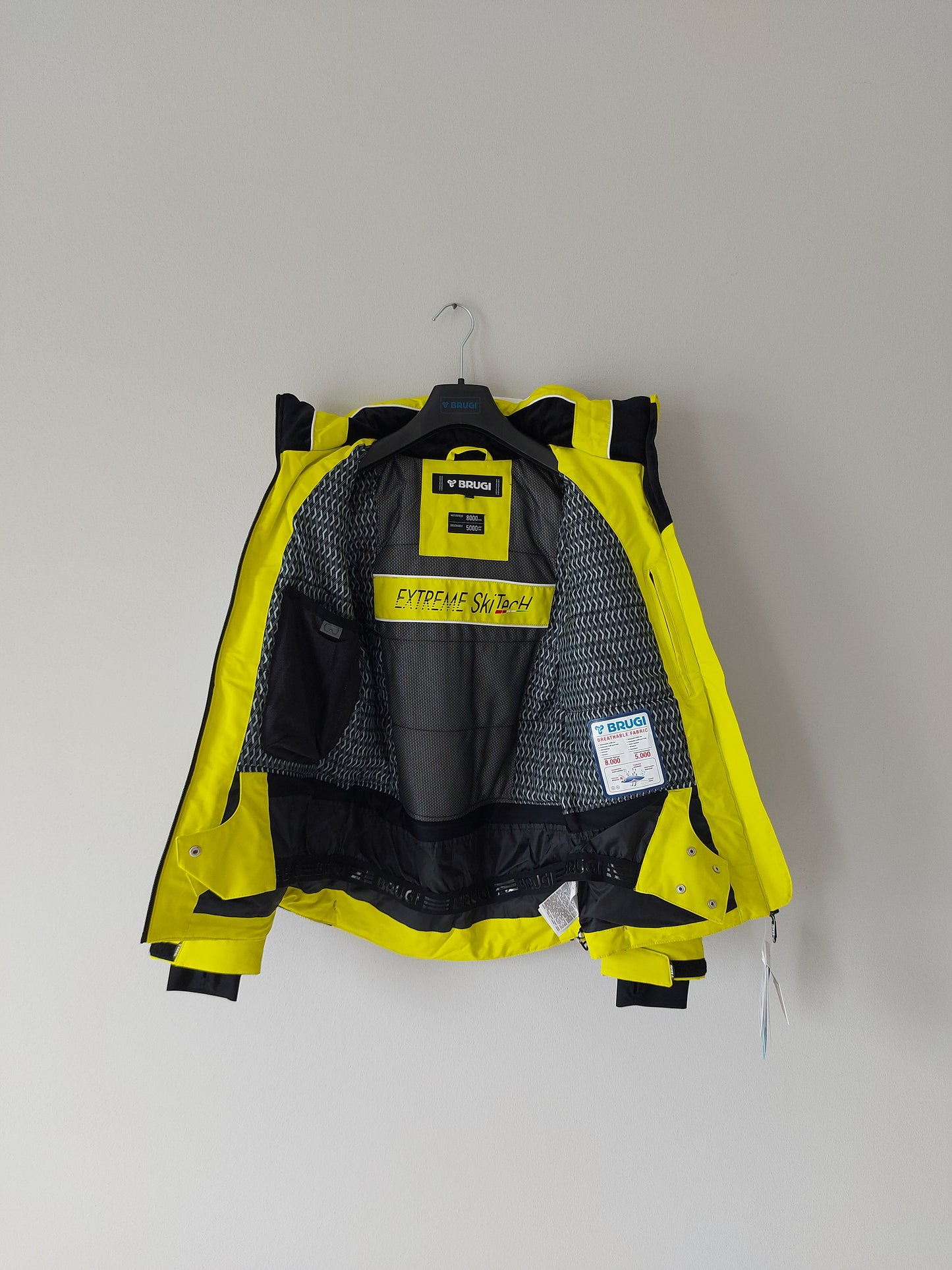 Giubbotto da Neve Giallo Brugi AE2F