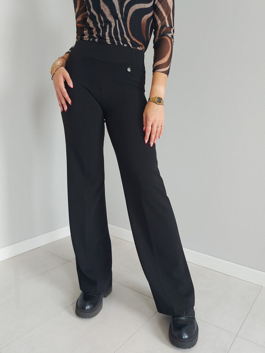 Pantaloni Palazzo Eleganti Neri
