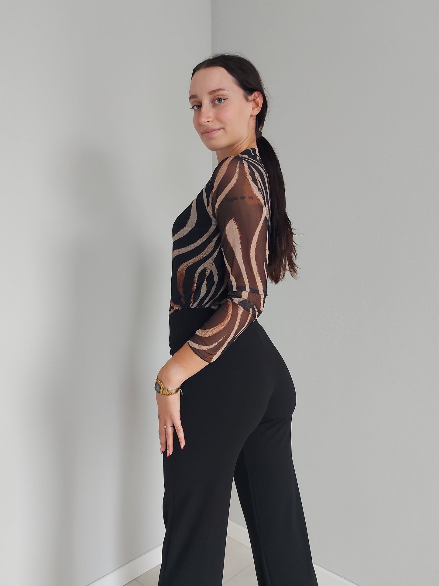 Pantaloni Palazzo Eleganti Neri