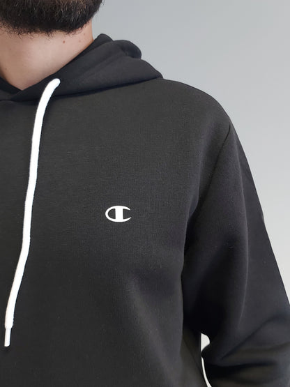 Felpa con Cappuccio Nera Champion BASE-1