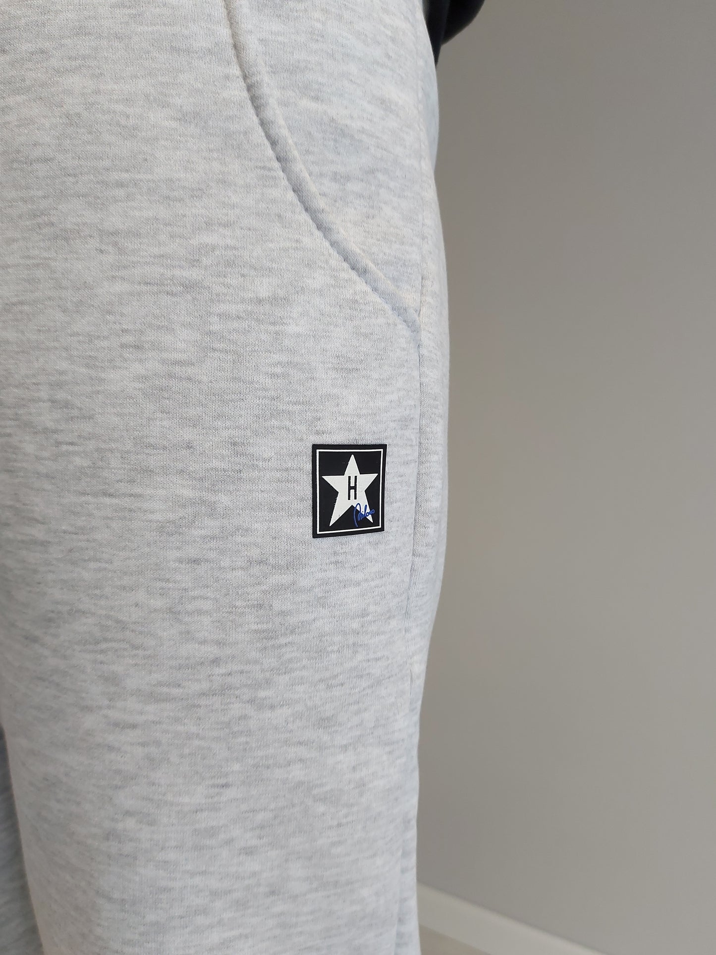 Pantaloni Joggers Grigio Melange Hollywood