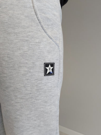 Pantaloni Joggers Grigio Melange Hollywood