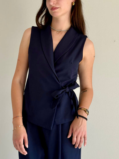 Coordinato Gilet e Pantalone Blu