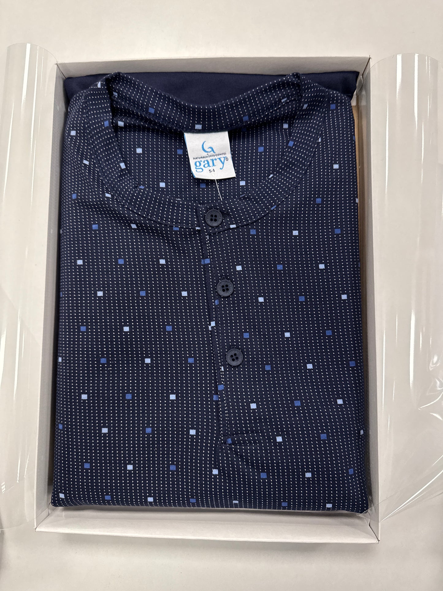 Pigiama Leggero Uomo Jersey 3 Bottoni Manica Lunga 6240