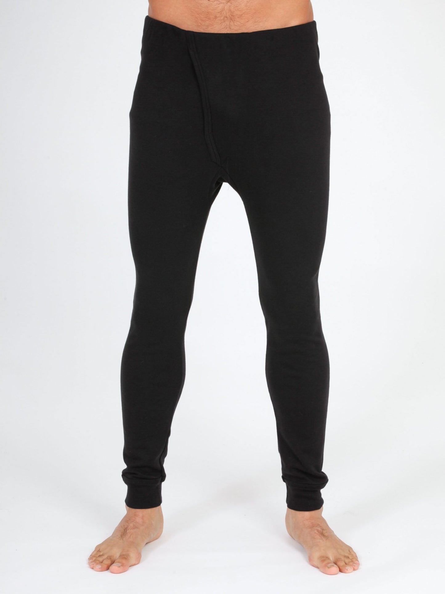 Mutanda Gamba Lunga in Cotone Interlock Felpato 345