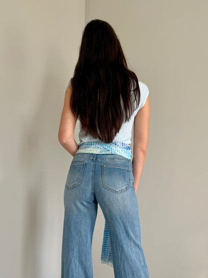 Jeans Denim Wide-Leg da Donna