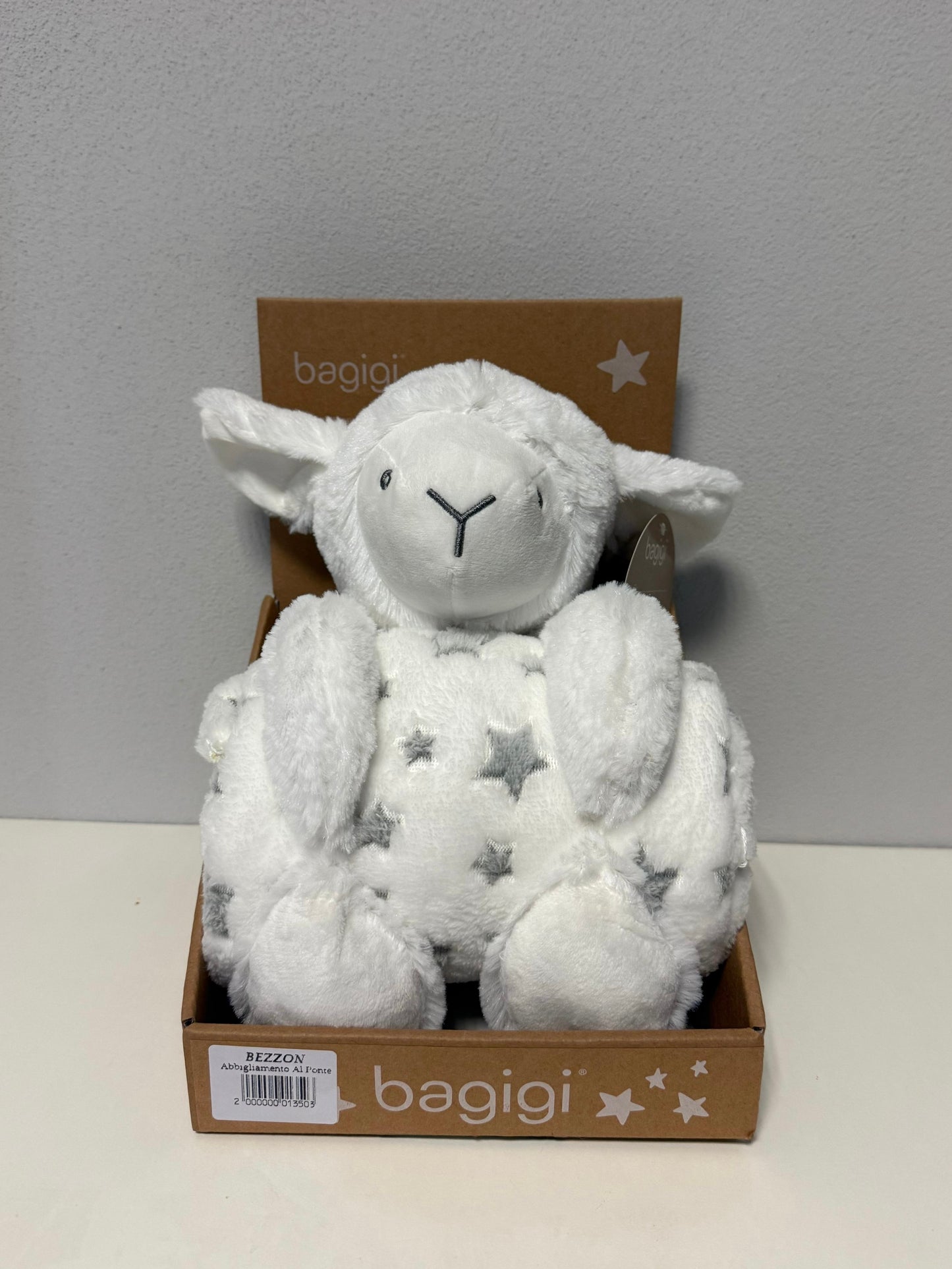 Set Plaid e Peluche Pecorella Bianca Bagigi