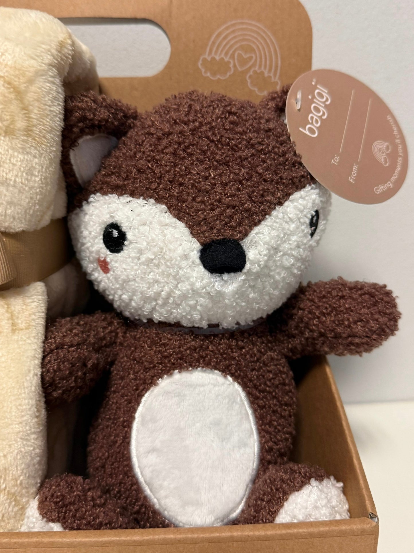 Set Plaid e Peluche Scoiattolo Bagigi