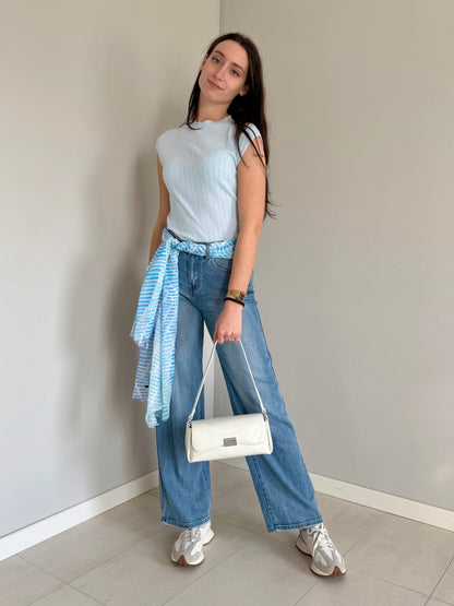 Jeans Denim Wide-Leg da Donna