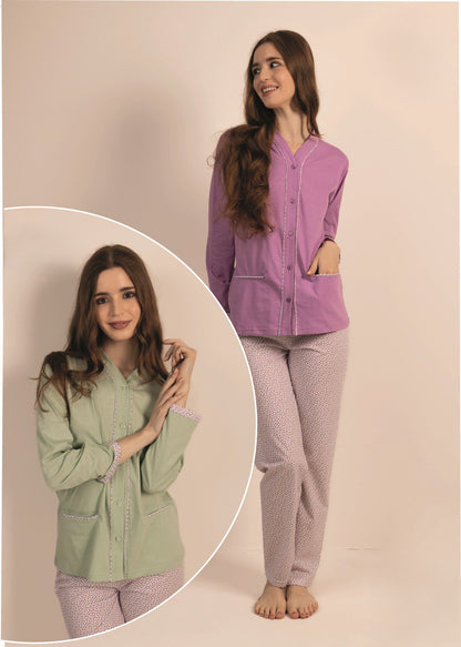 Pigiama Aperto Leggero da Donna Gary 5267