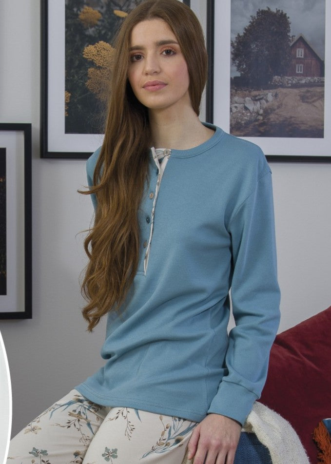 Pigiama Donna Gary Caldo Cotone 5408