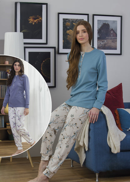Pigiama Donna Gary Caldo Cotone 5408