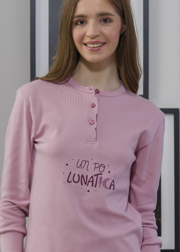 Pigiama Donna Caldo Cotone 5427
