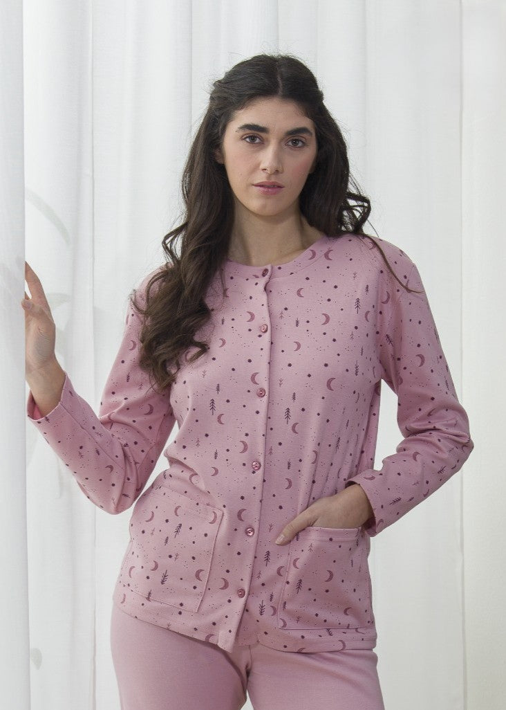 Pigiama Donna Aperto a Giacca Gary 5428