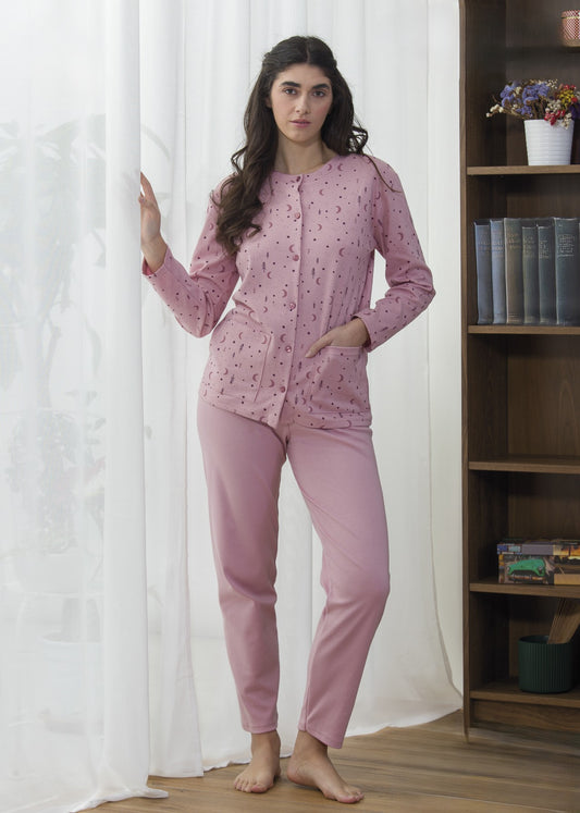 Pigiama Donna Aperto a Giacca Gary 5428