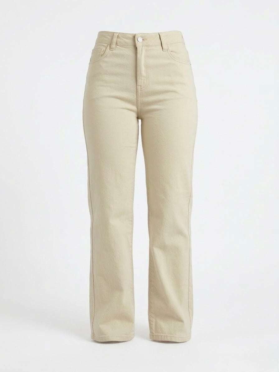 Pantalone Straight Beige Brugi CI5N