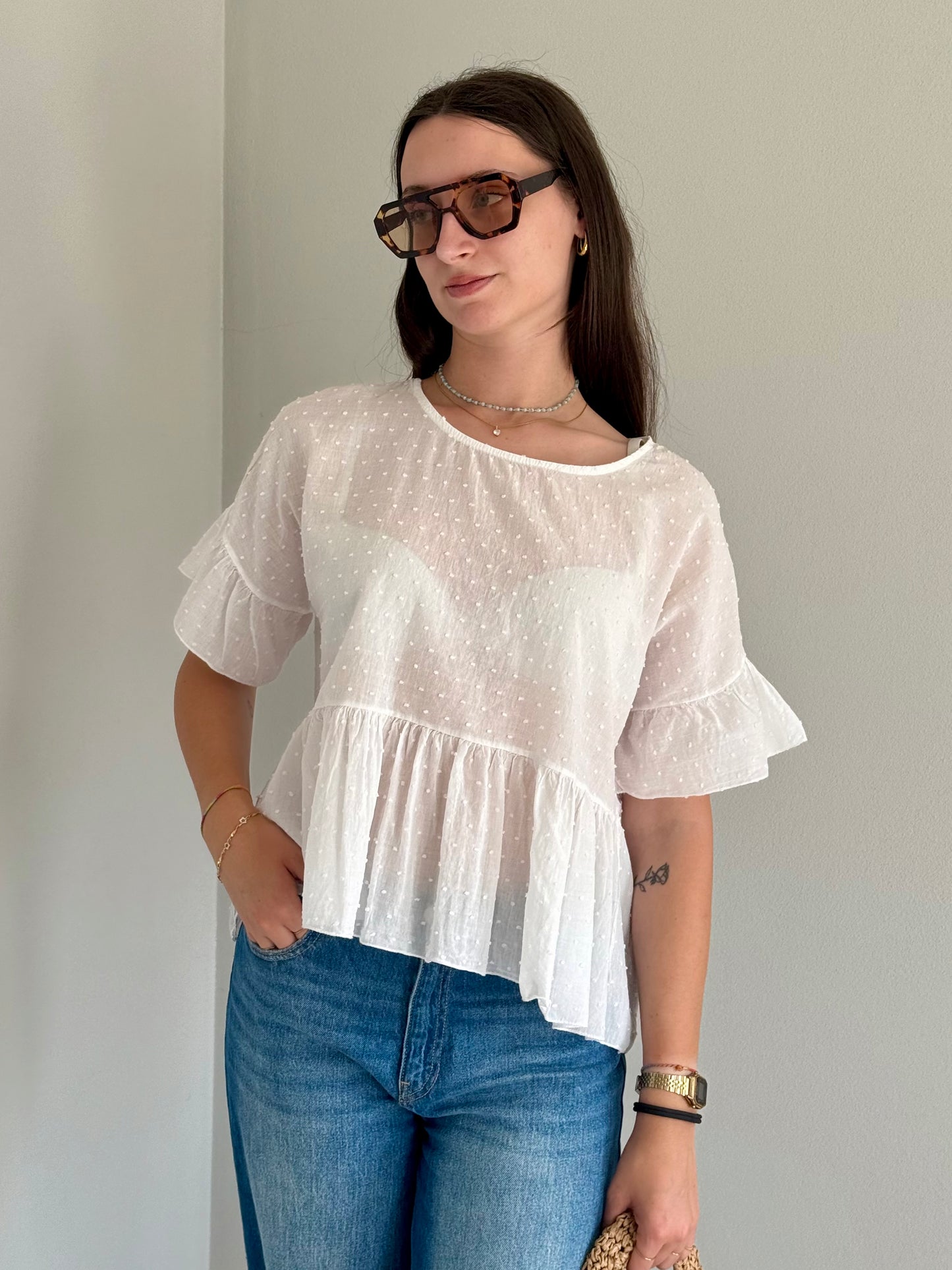 Blusa Leggera in Cotone