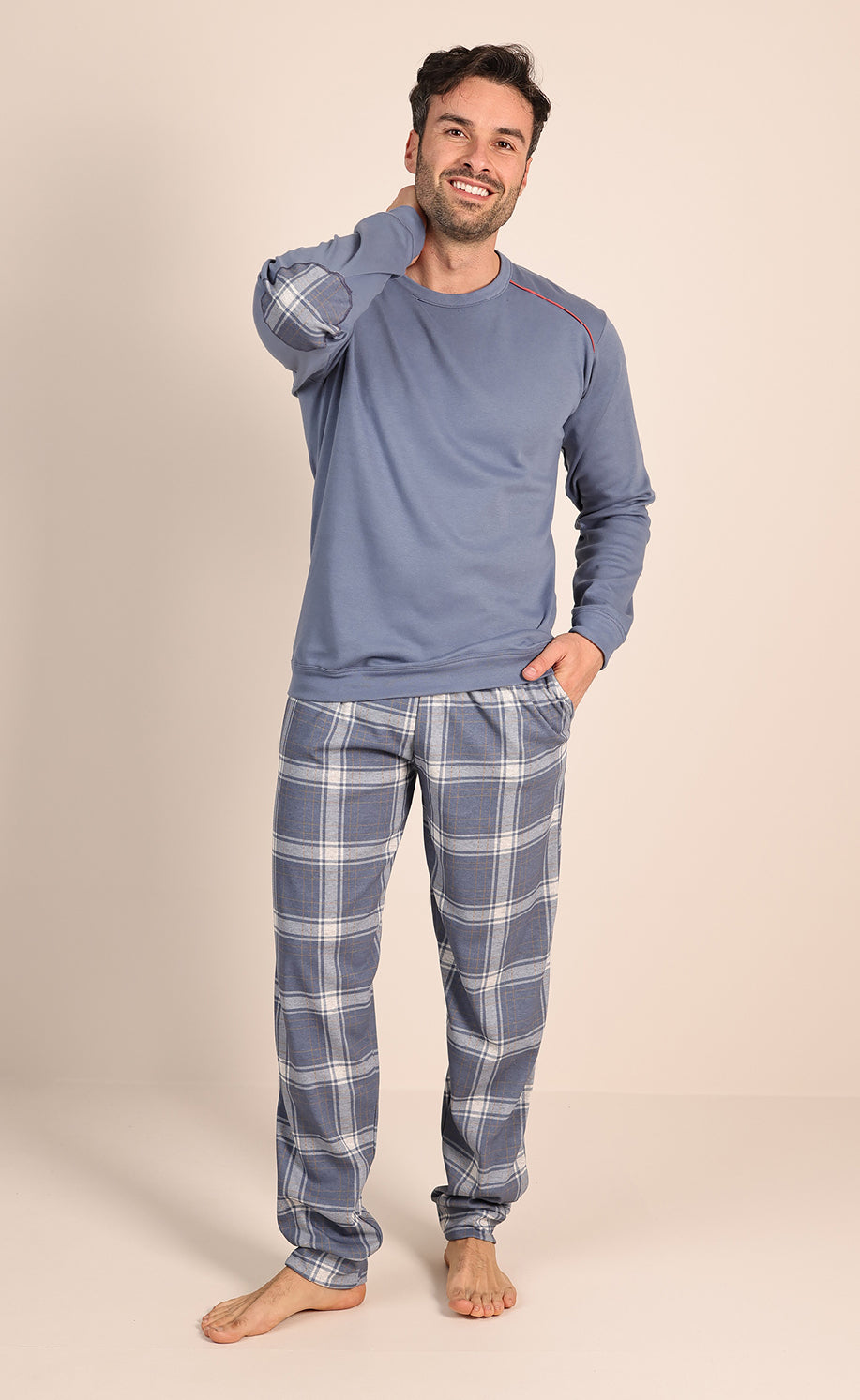 Pigiama Caldo Cotone Interlock Gary 6026
