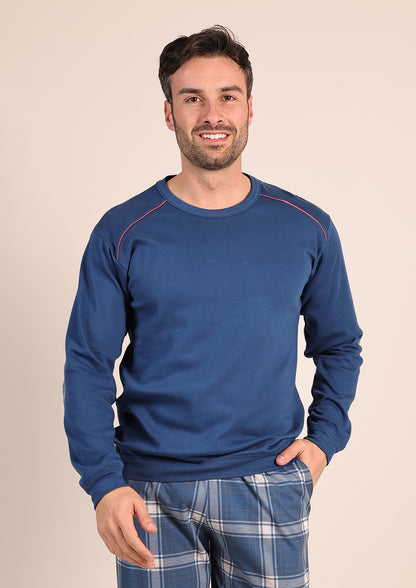 Pigiama Caldo Cotone Interlock Gary 6026