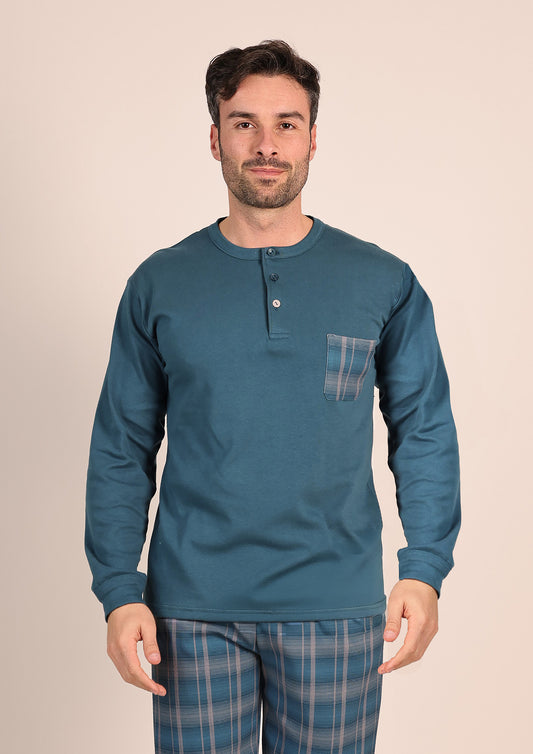 Pigiama Caldo Interlock Cotone Gary 6040
