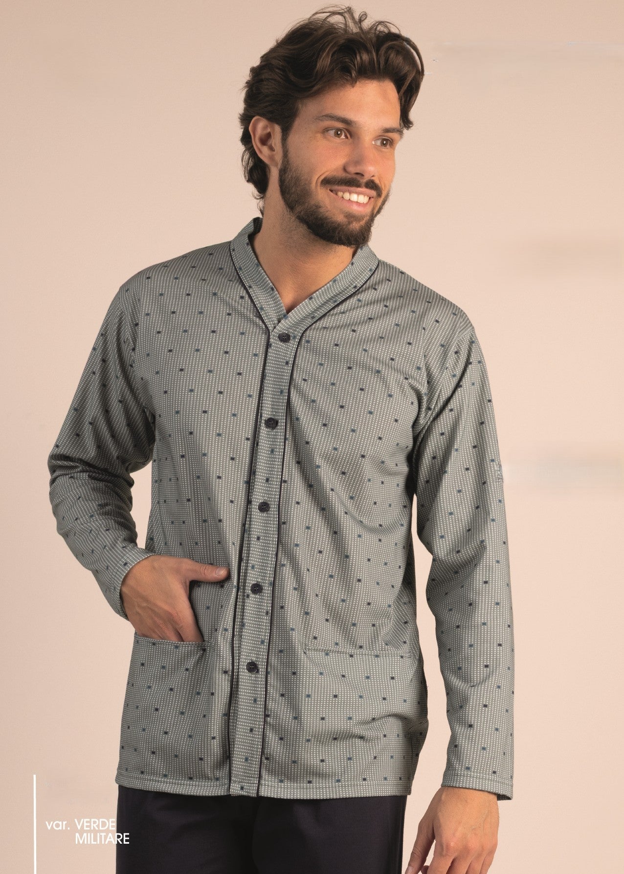 Pigiama Uomo Cardigan Gary 6241