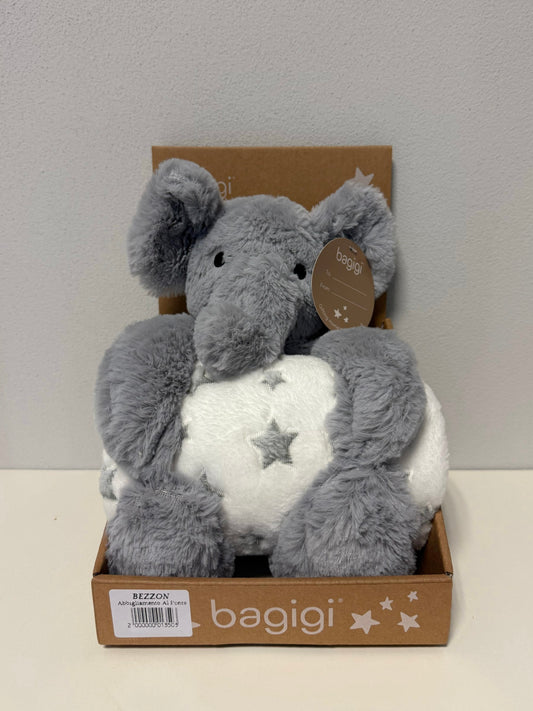 Set Plaid e Peluche Elefante Bagigi