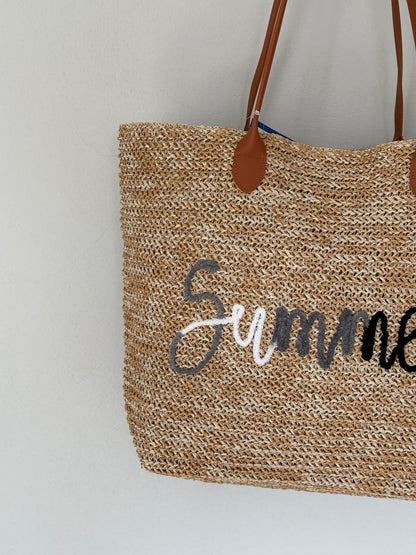 Borsa da Spiaggia in Rafia Summer