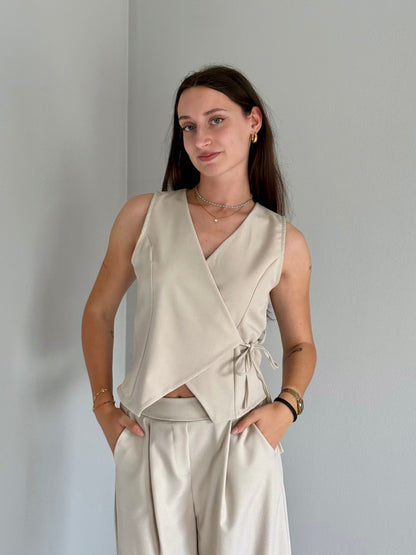 Set Coordinato Elegante Beige