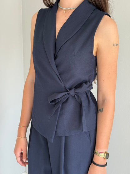 Coordinato Gilet e Pantalone Blu
