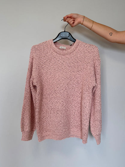 Maglione Bouclè Rosa