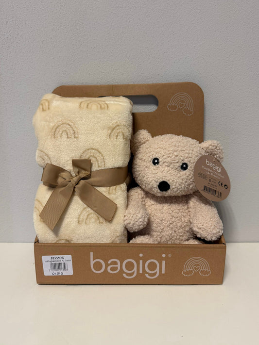 Set Plaid e Peluche Orsetto Bagigi