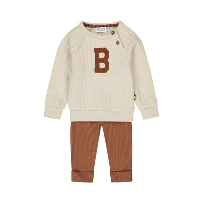 Completo 2 pezzi da Bimbo Beige Dirkje Q52635-31