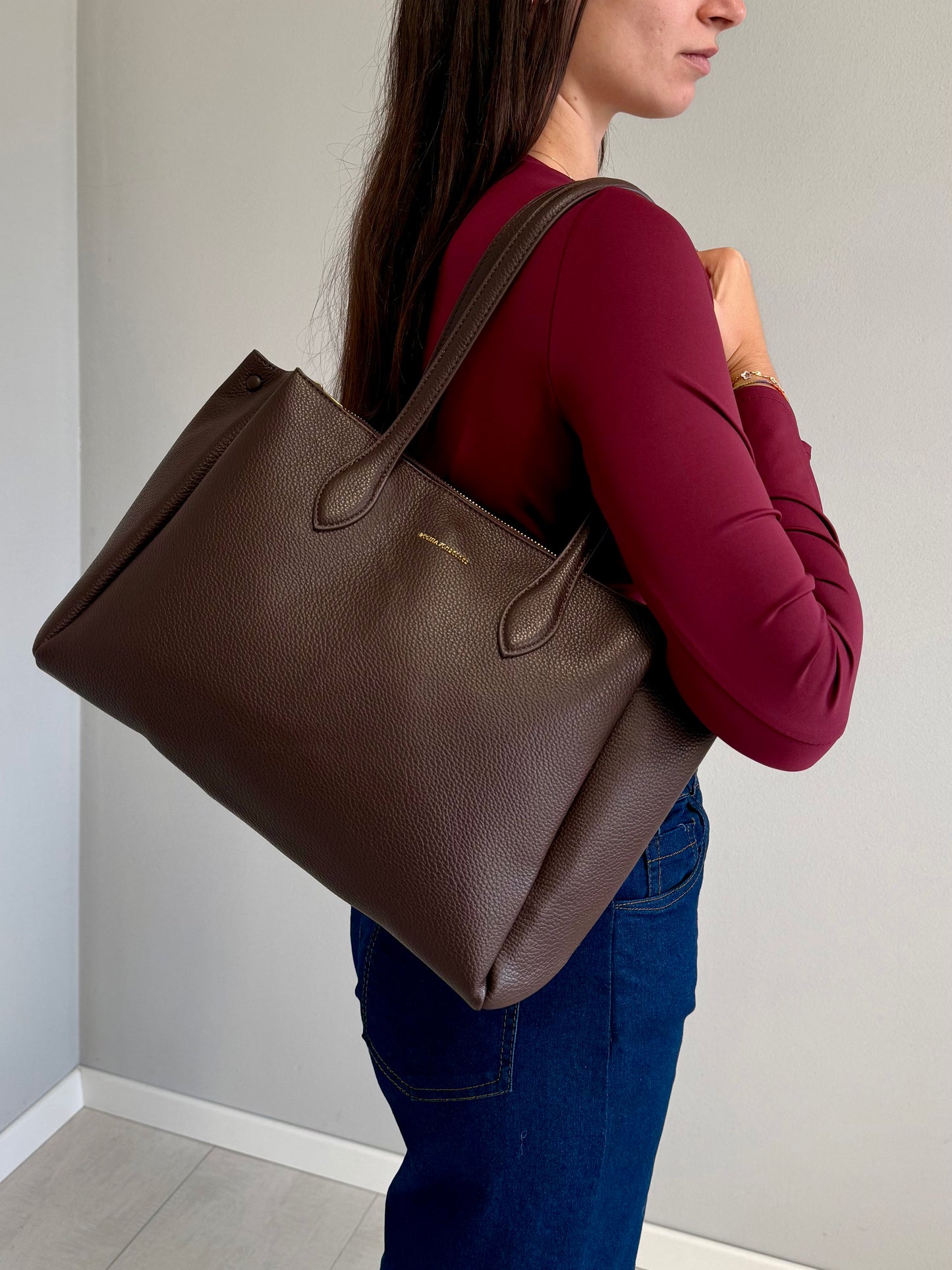 Tote Bag Marrone