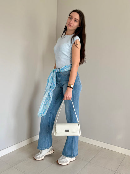 Jeans Denim Wide-Leg da Donna