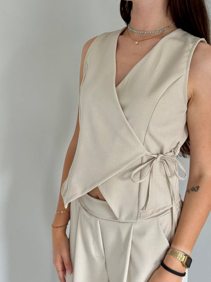 Set Coordinato Elegante Beige