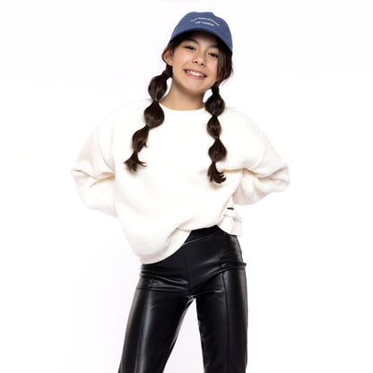 Leggings Similpelle Neri da Bimba No Way Monday Q52069-1