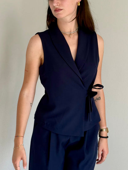 Coordinato Gilet e Pantalone Blu