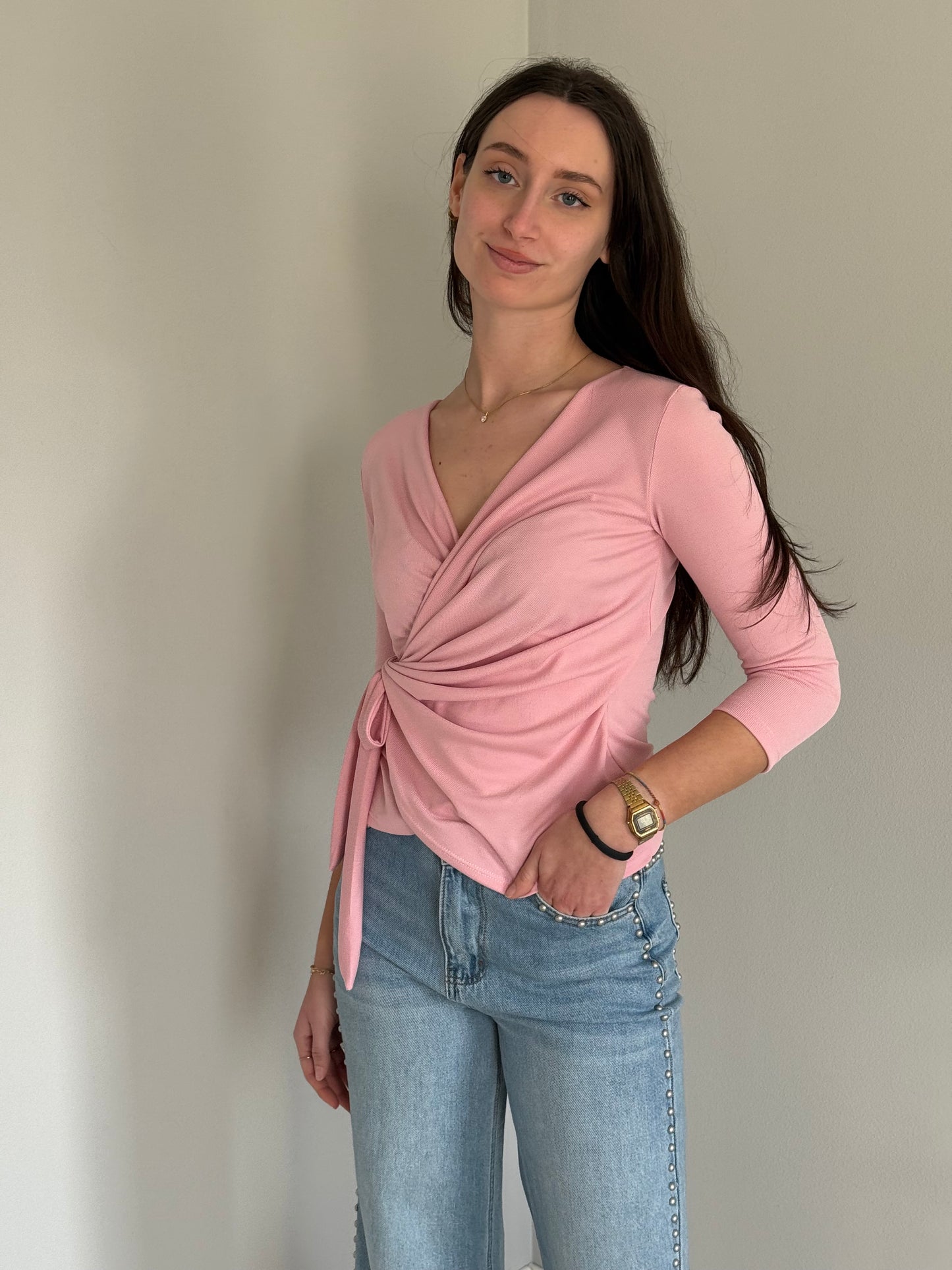 Maglietta con Nodo in Vita