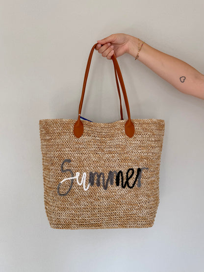 Borsa da Spiaggia in Rafia Summer